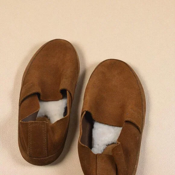Vince Atlee Shearling LoafersSize 8 Brown display picture 3